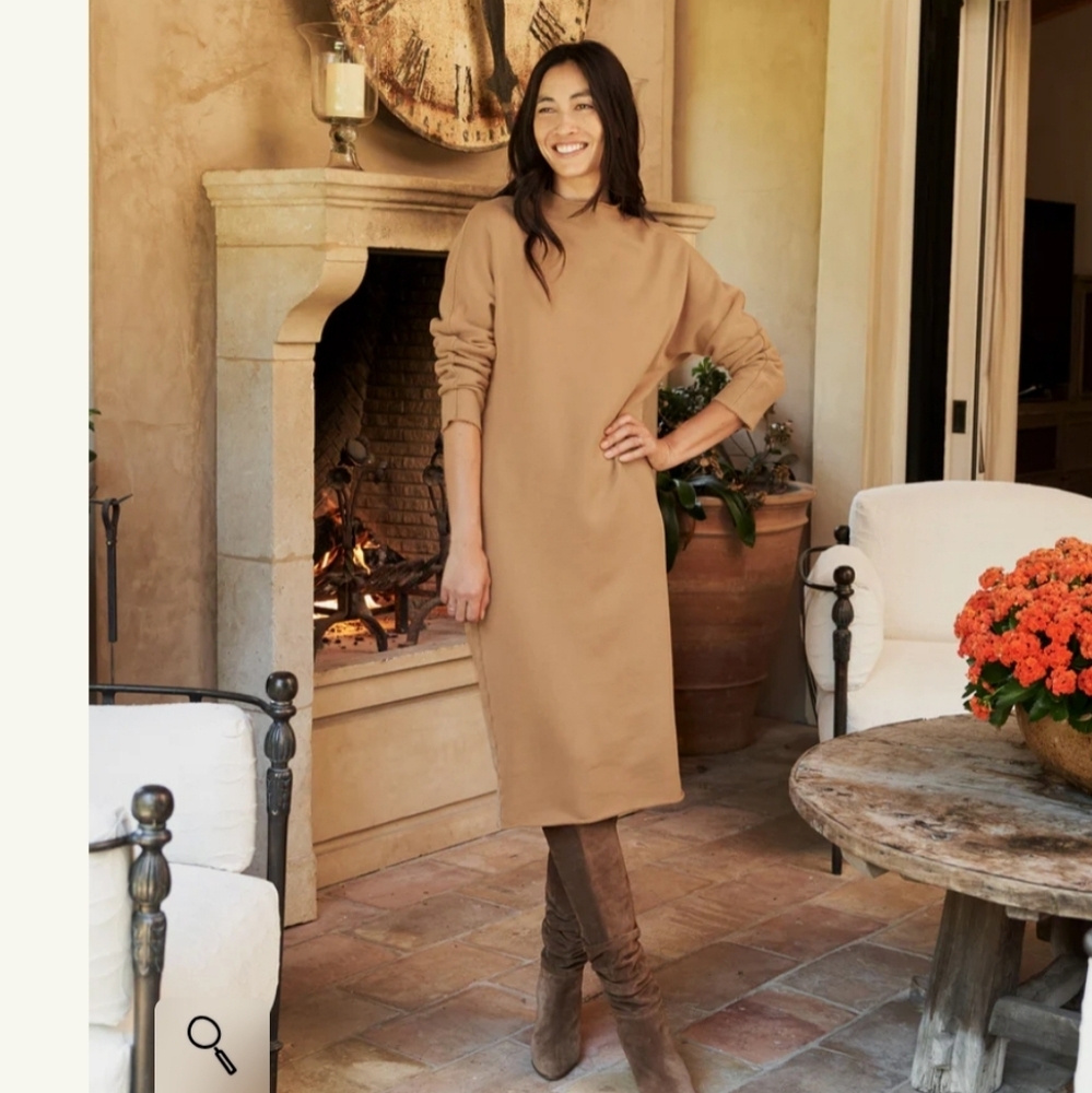 Frank & Eileen Isabelle Dress - Camel